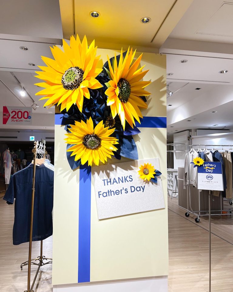 松屋銀座５Fイベントスペースにスーパーフラワー登場！